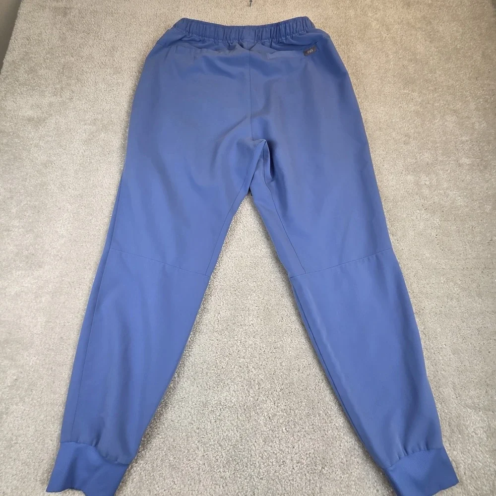 FIGS Tansen Jogger Scrub Pants Mens M Blue Cargo Nursing Vet Dental Workwear